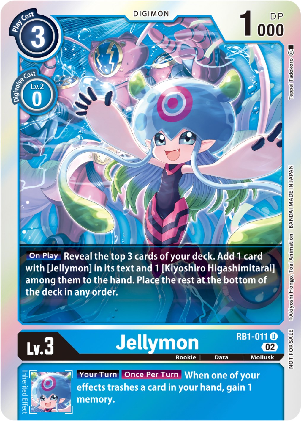 Jellymon [RB1-011] (Box Topper) [Resurgence Booster] | Arkham Games and Comics