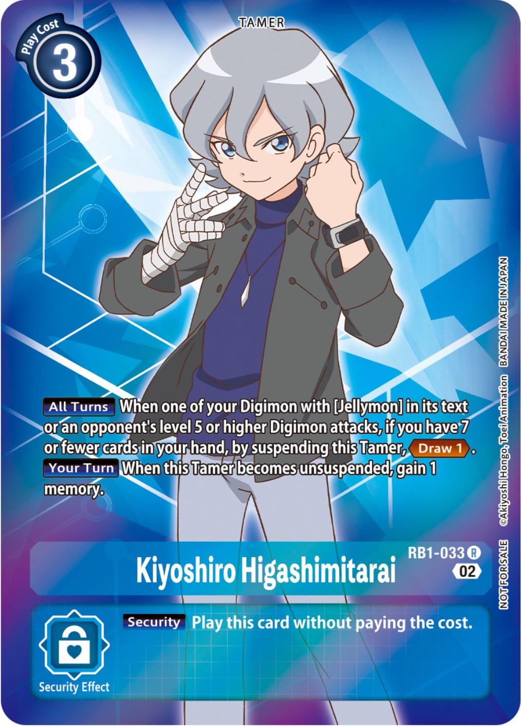 Kiyoshiro Higashimitarai [RB1-033] (Box Topper) [Resurgence Booster] | Arkham Games and Comics