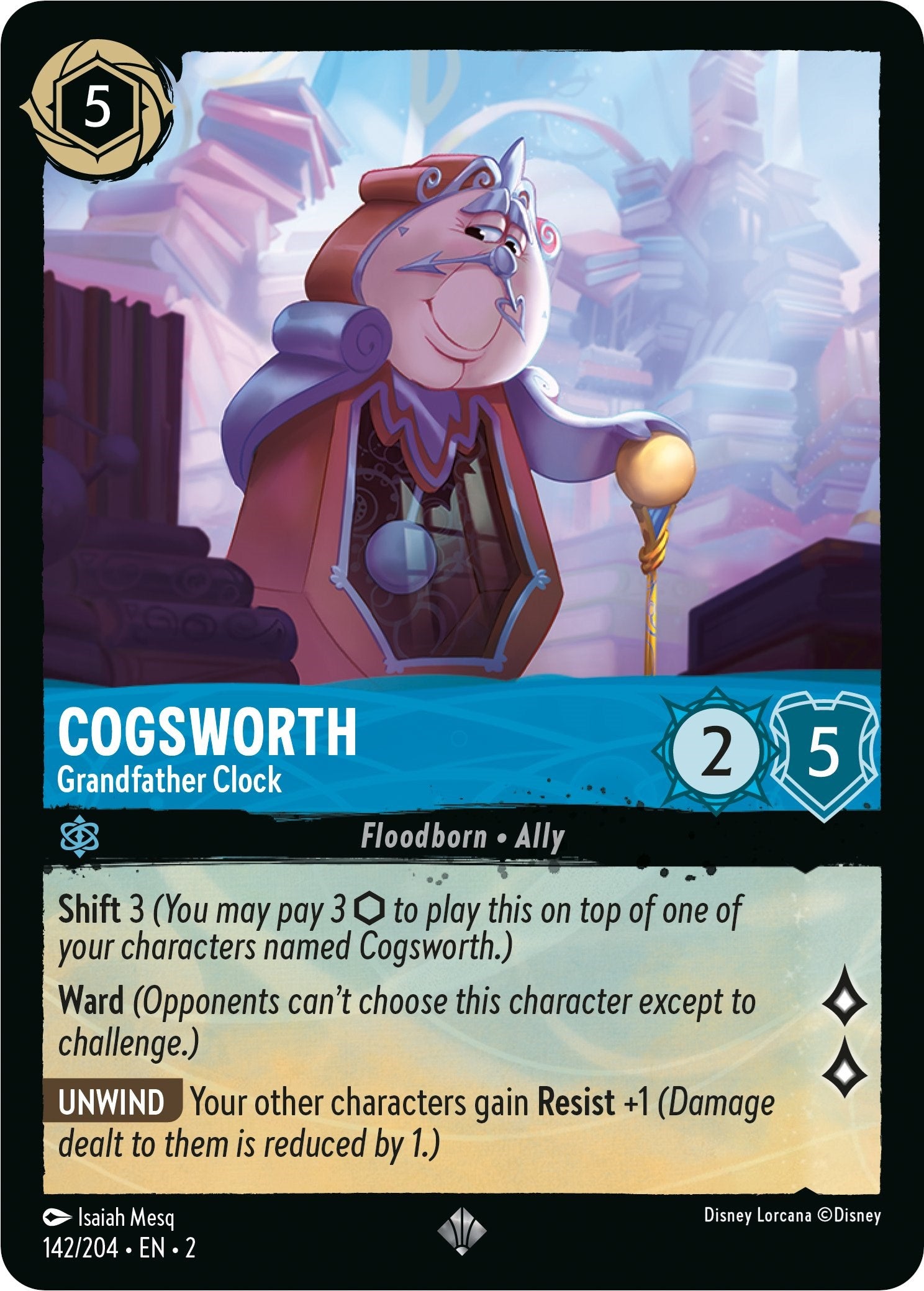 Cogsworth - Grandfather Clock (142/204) [Rise of the Floodborn] | Arkham Games and Comics
