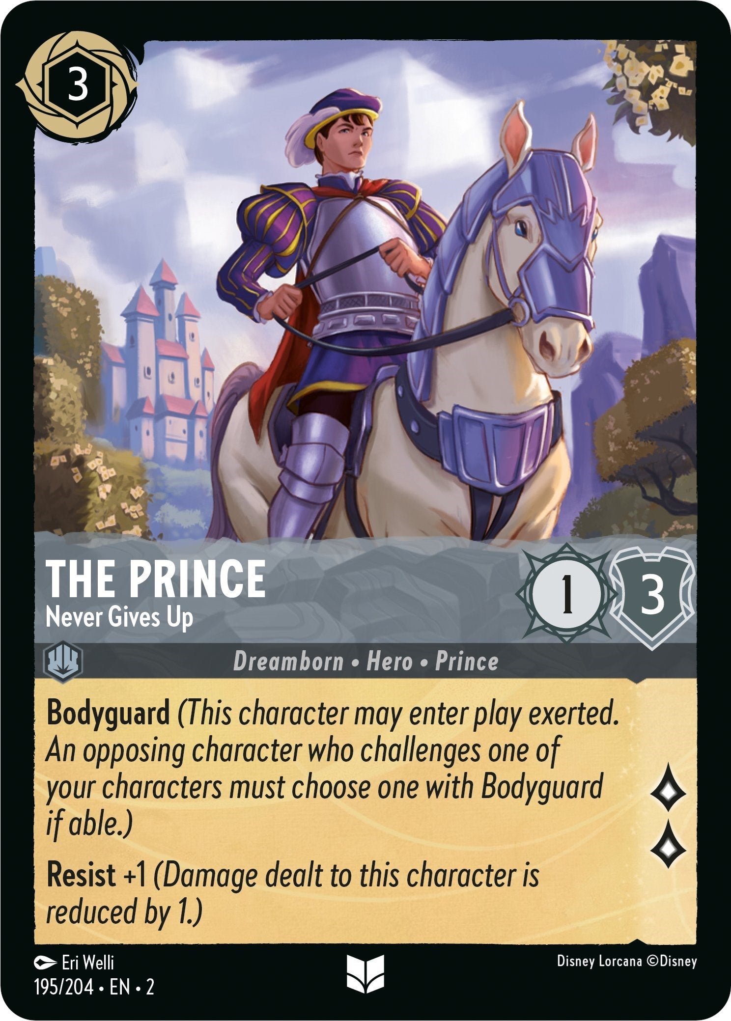 The Prince - Never Gives Up (195/204) [Rise of the Floodborn] | Arkham Games and Comics