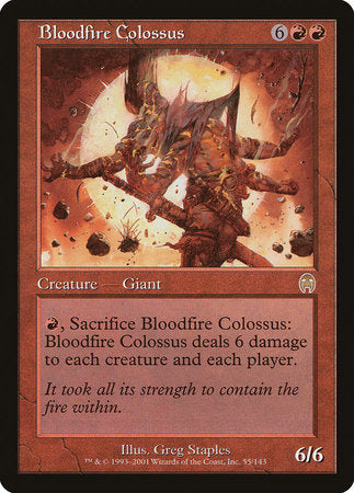 Bloodfire Colossus [Apocalypse] | Arkham Games and Comics