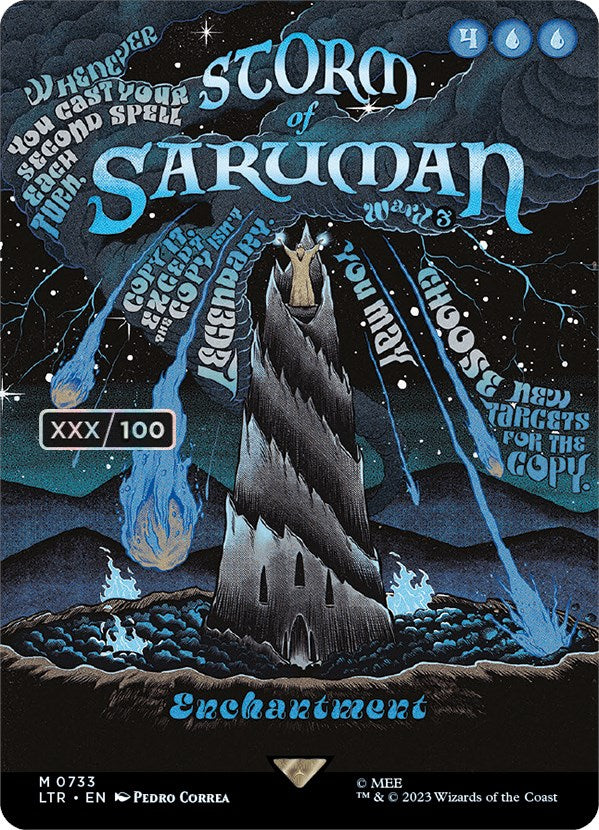 Storm of Saruman (Borderless Poster) (Serialized) [The Lord of the Rings: Tales of Middle-Earth] | Arkham Games and Comics