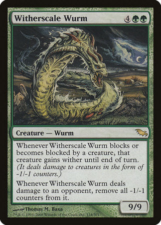 Witherscale Wurm [Shadowmoor] | Arkham Games and Comics