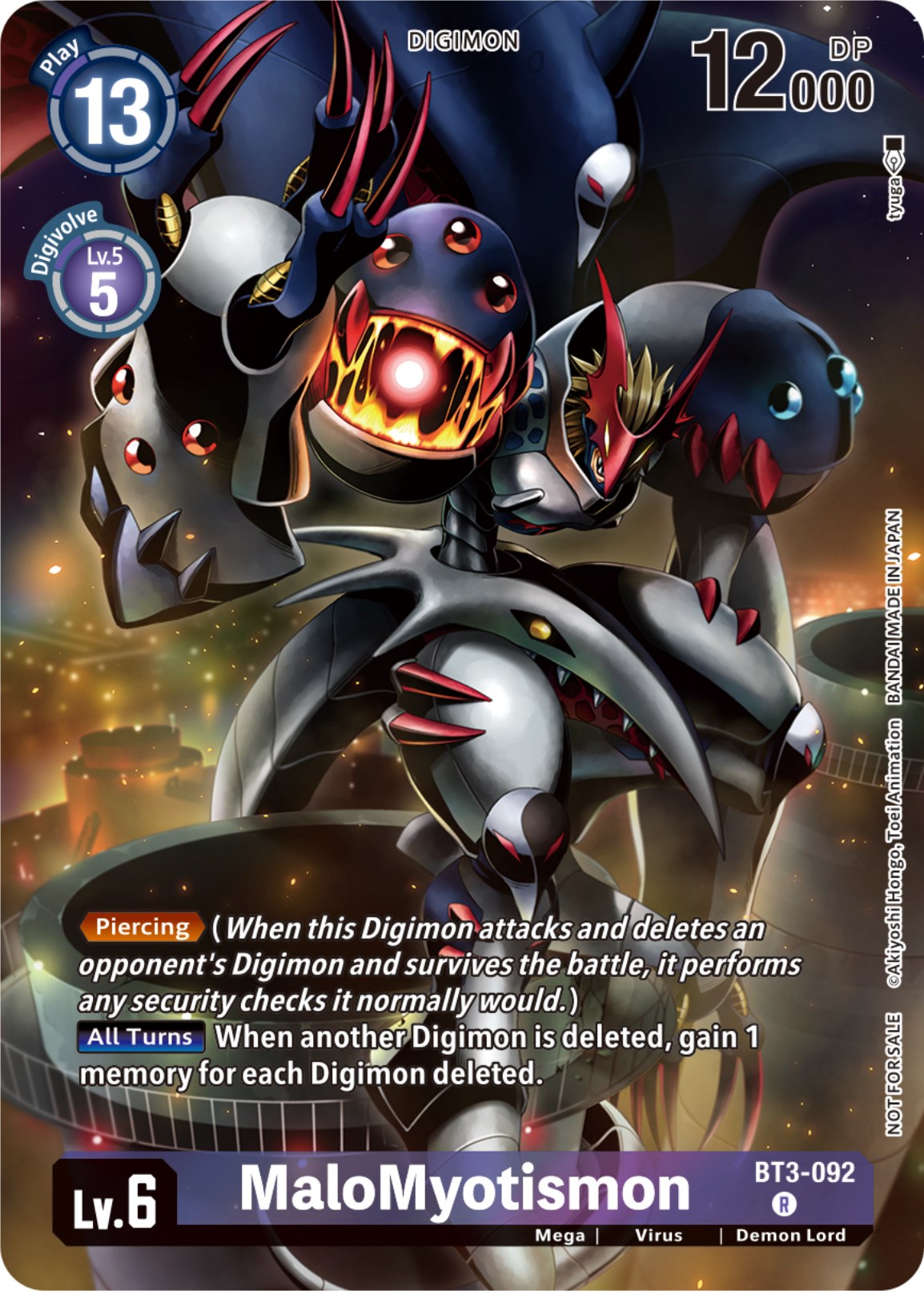 MaloMyotismon [BT3-092] (Tamer Party Pack -The Beginning-) [Release Special Booster Ver. 1.0] | Arkham Games and Comics