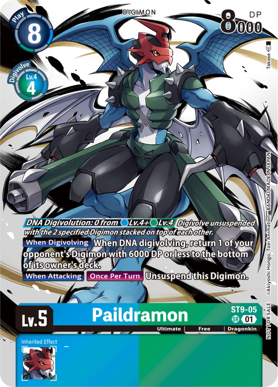 Paildramon [ST9-05] (Tamer Party Pack -The Beginning-) [Starter Deck: Ultimate Ancient Dragon] | Arkham Games and Comics