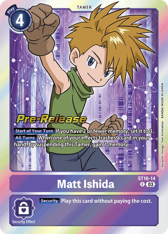 Matt Ishida [ST16-14] [Starter Deck: Wolf of Friendship Pre-Release Cards] | Arkham Games and Comics