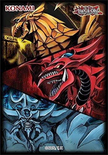 Yu-Gi-Oh! TCG: Slifer, Obelisk, Ra Sleeves Pack (50) | Arkham Games and Comics