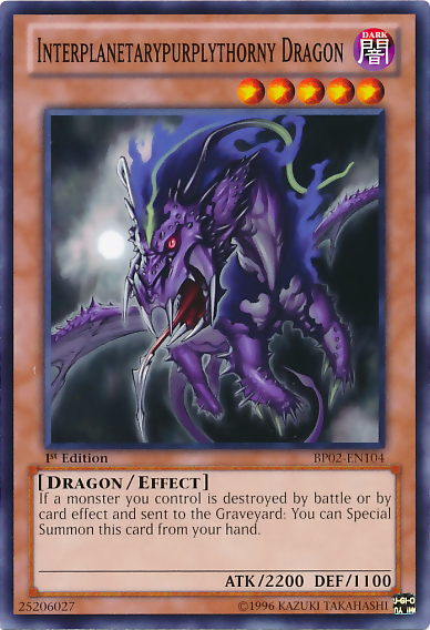 Interplanetarypurplythorny Dragon [BP02-EN104] Common | Arkham Games and Comics