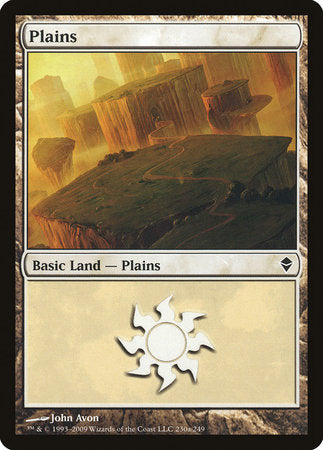Plains (230a) [Zendikar] | Arkham Games and Comics