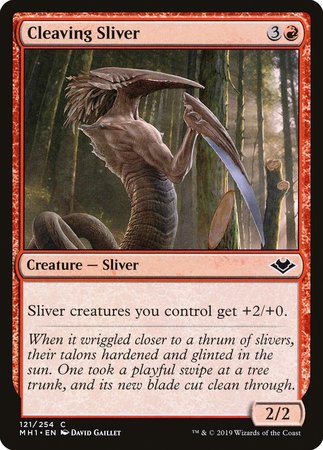 Cleaving Sliver [Modern Horizons] | Arkham Games and Comics