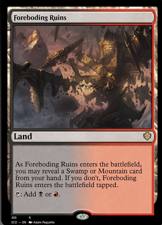 Foreboding Ruins [Starter Commander Decks] | Arkham Games and Comics