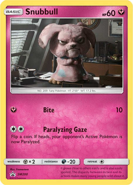 Snubbull (SM200) [Sun & Moon: Black Star Promos] | Arkham Games and Comics