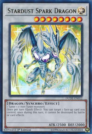 Stardust Spark Dragon [DUDE-EN012] Ultra Rare | Arkham Games and Comics