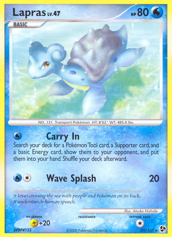 Lapras (21/106) [Diamond & Pearl: Great Encounters] | Arkham Games and Comics