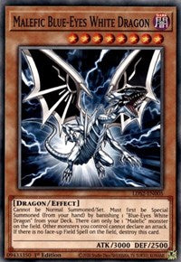 Malefic Blue-Eyes White Dragon [LDS2-EN005] Common | Arkham Games and Comics