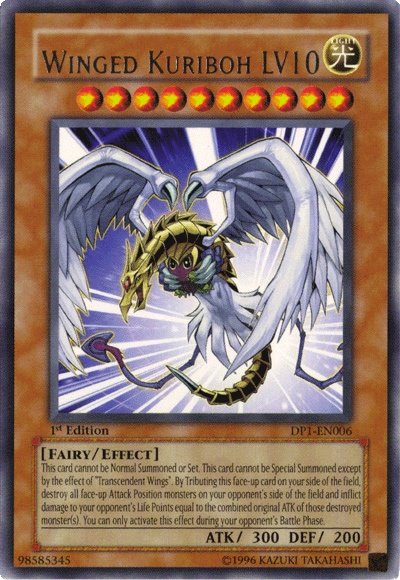 Winged Kuriboh LV10 [DP1-EN006] Rare | Arkham Games and Comics