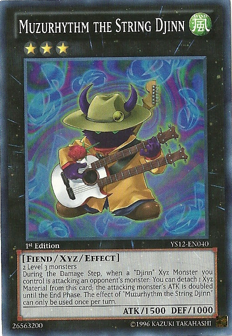 Muzurhythm the String Djinn [YS12-EN040] Super Rare | Arkham Games and Comics