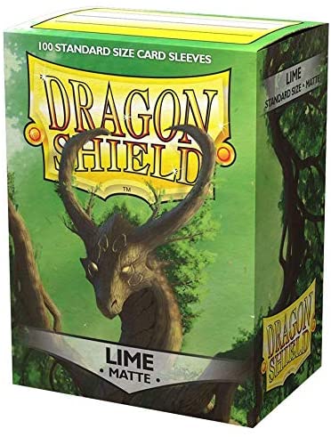 Dragon Shield Standard Matte Lime 100 ct | Arkham Games and Comics