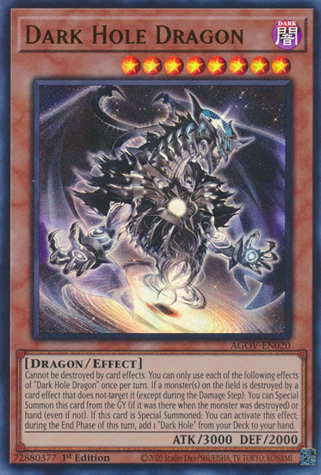 Dark Hole Dragon [AGOV-EN020] Ultra Rare | Arkham Games and Comics