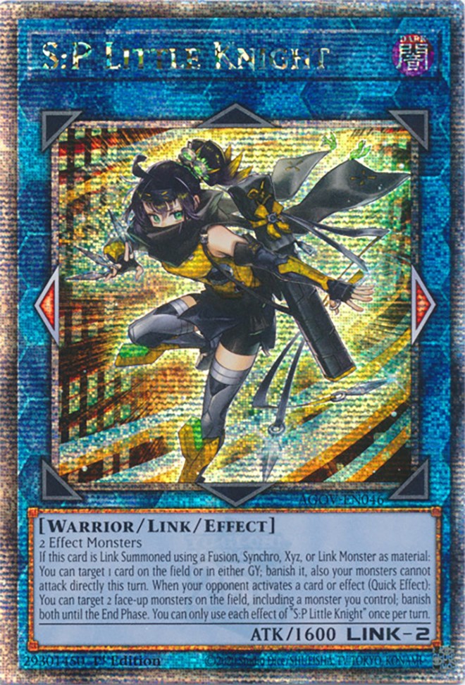 S:P Little Knight (Quarter Century Secret Rare) [AGOV-EN046] Quarter Century Secret Rare | Arkham Games and Comics