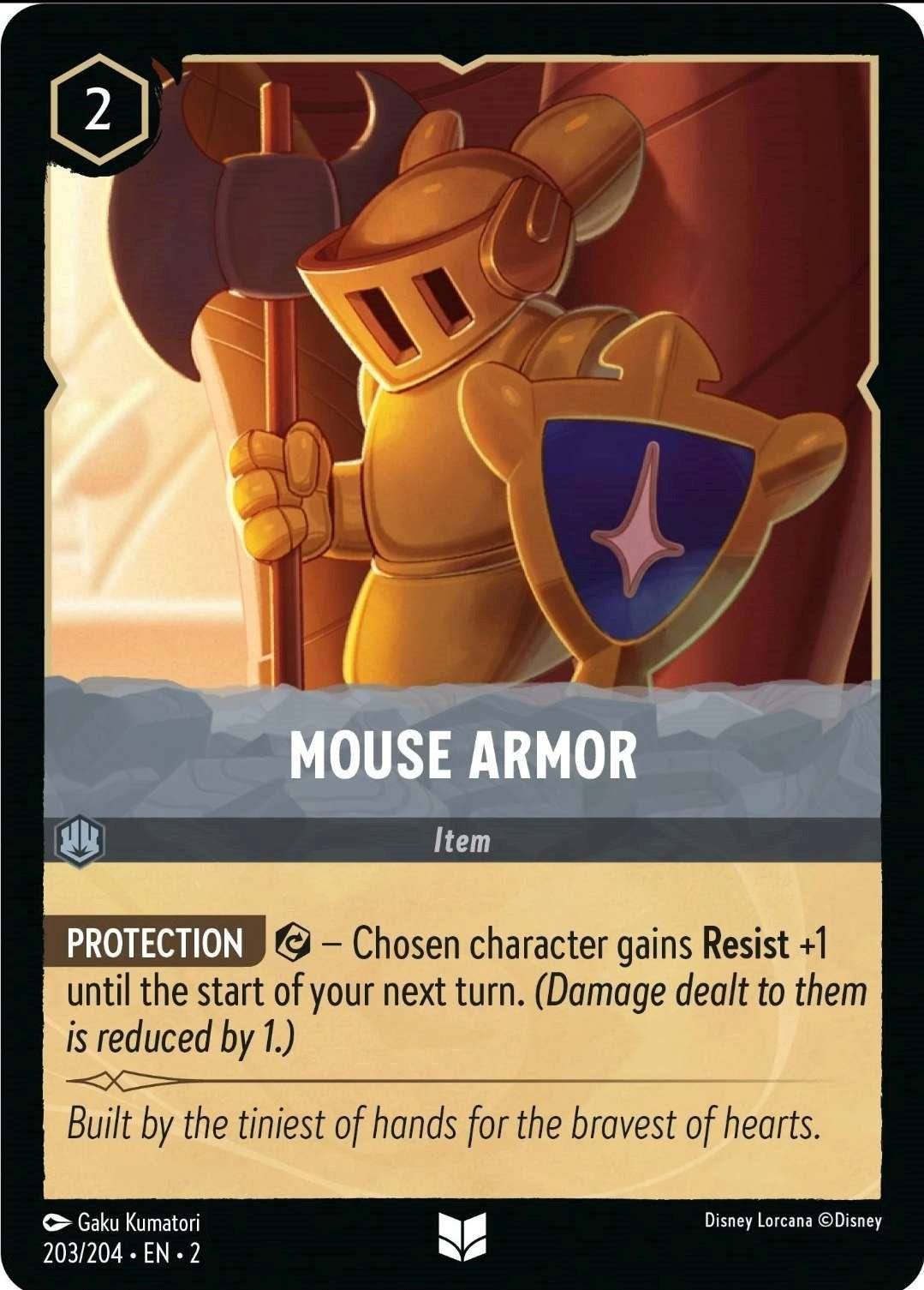 Mouse Armor (203/204) [Rise of the Floodborn] | Arkham Games and Comics