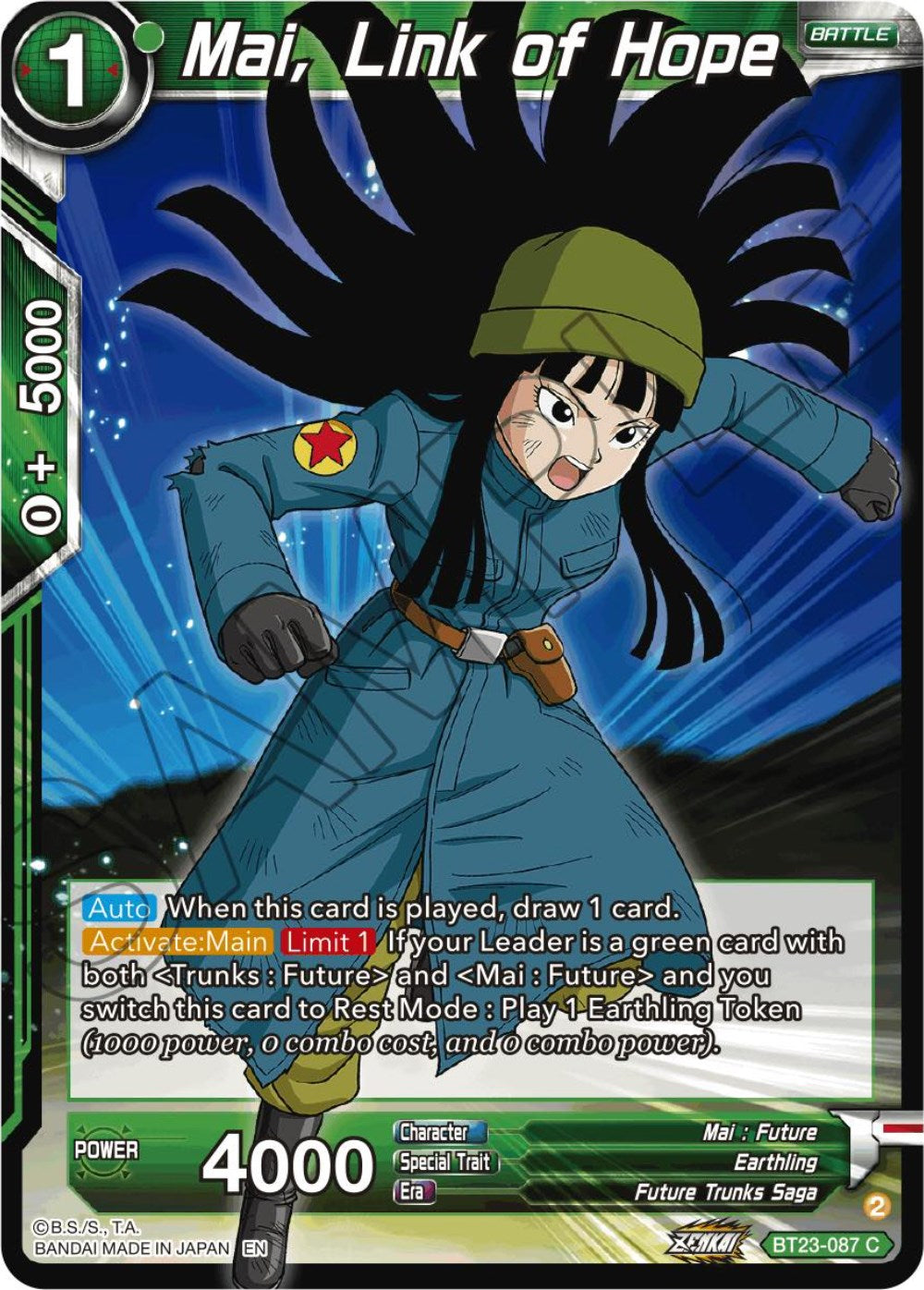 Mai, Link of Hope (BT23-087) [Perfect Combination] | Arkham Games and Comics