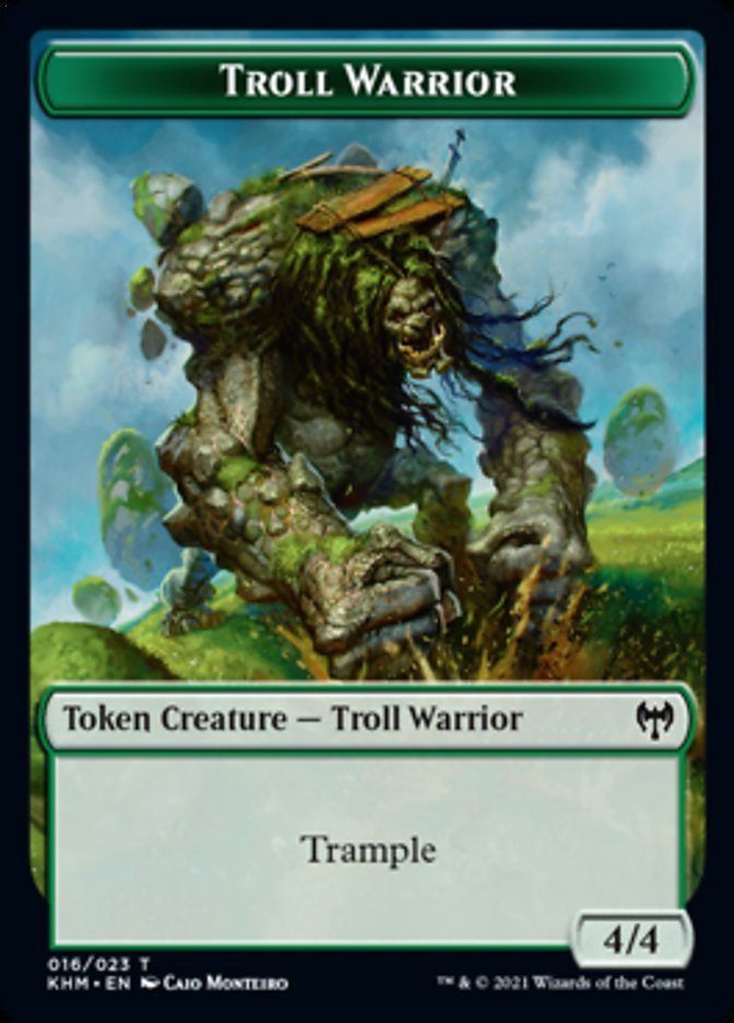 Troll Warrior Token [Kaldheim] | Arkham Games and Comics