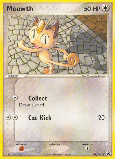 Meowth (69/112) [EX: FireRed & LeafGreen] | Arkham Games and Comics