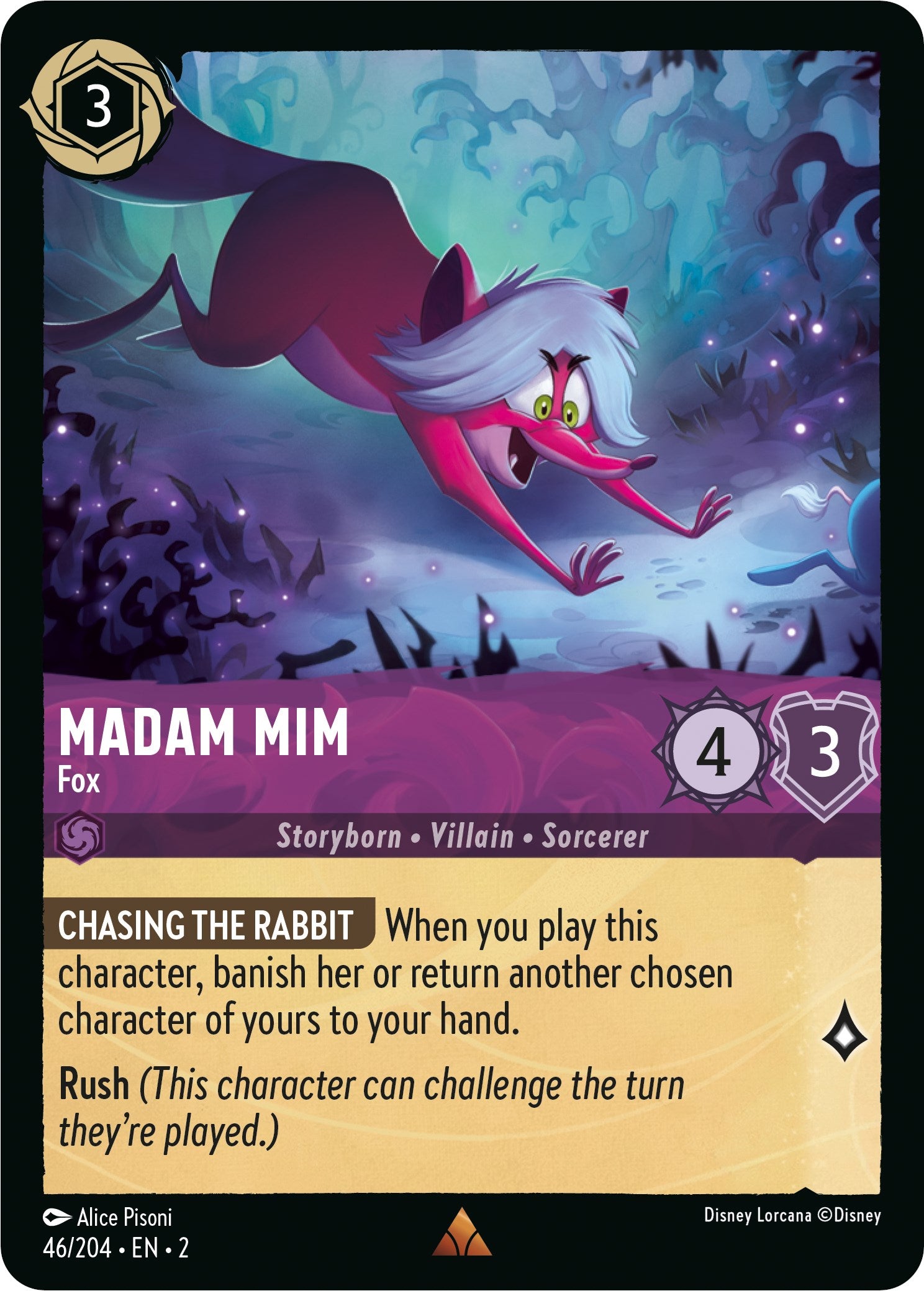 Madam Mim - Fox (46/204) [Rise of the Floodborn] | Arkham Games and Comics