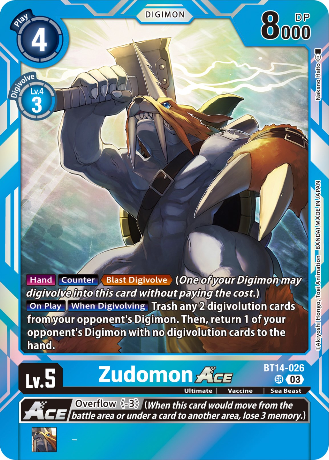 Zudomon Ace [BT14-026] [Blast Ace] | Arkham Games and Comics