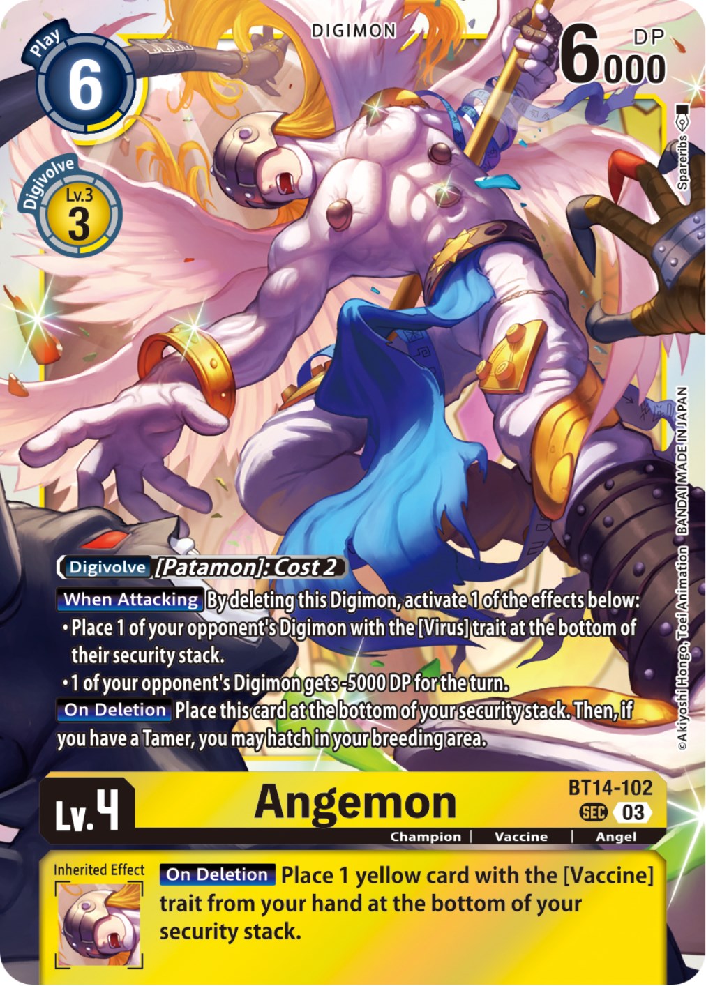 Angemon [BT14-102] [Blast Ace] | Arkham Games and Comics