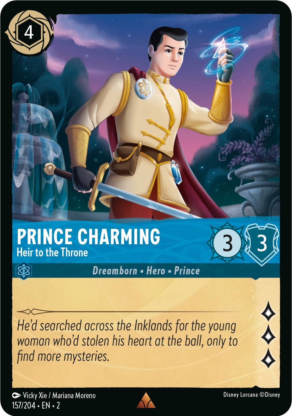 Prince Charming - Heir to the Throne (157/204) [Rise of the Floodborn] | Arkham Games and Comics