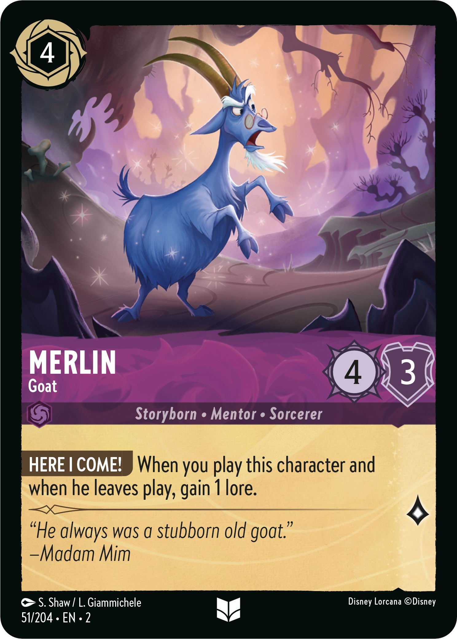 Merlin - Goat (51/204) [Rise of the Floodborn] | Arkham Games and Comics