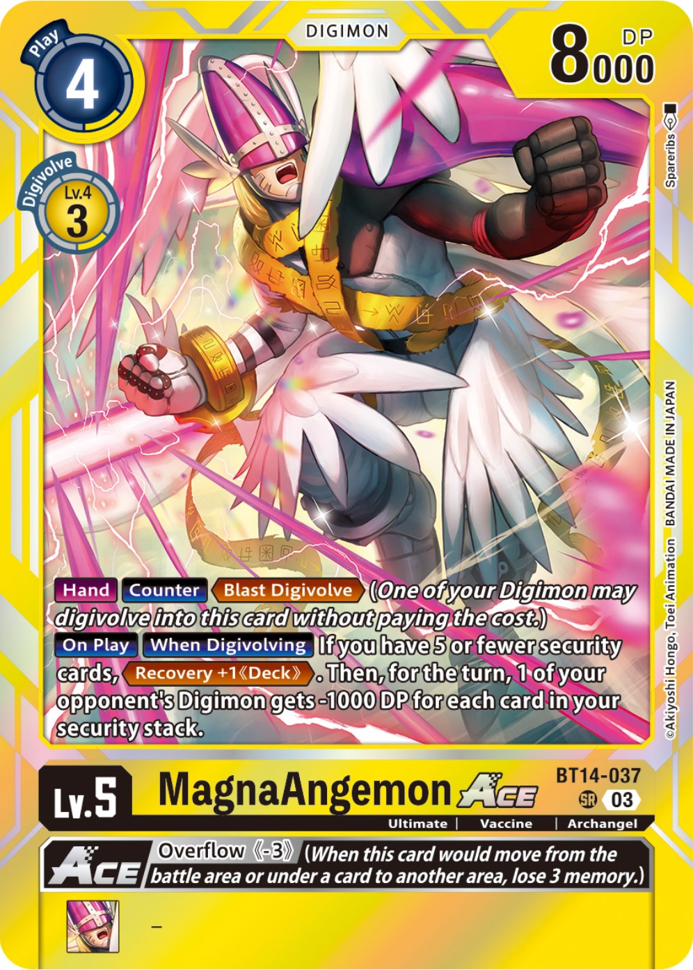 MagnaAngemon Ace [BT14-037] [Blast Ace] | Arkham Games and Comics