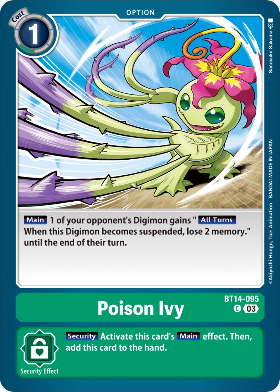 Poison Ivy [BT14-095] [Blast Ace] | Arkham Games and Comics