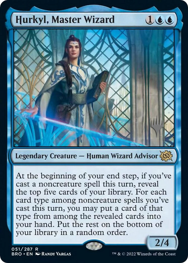 Hurkyl, Master Wizard (Promo Pack) [The Brothers' War Promos] | Arkham Games and Comics