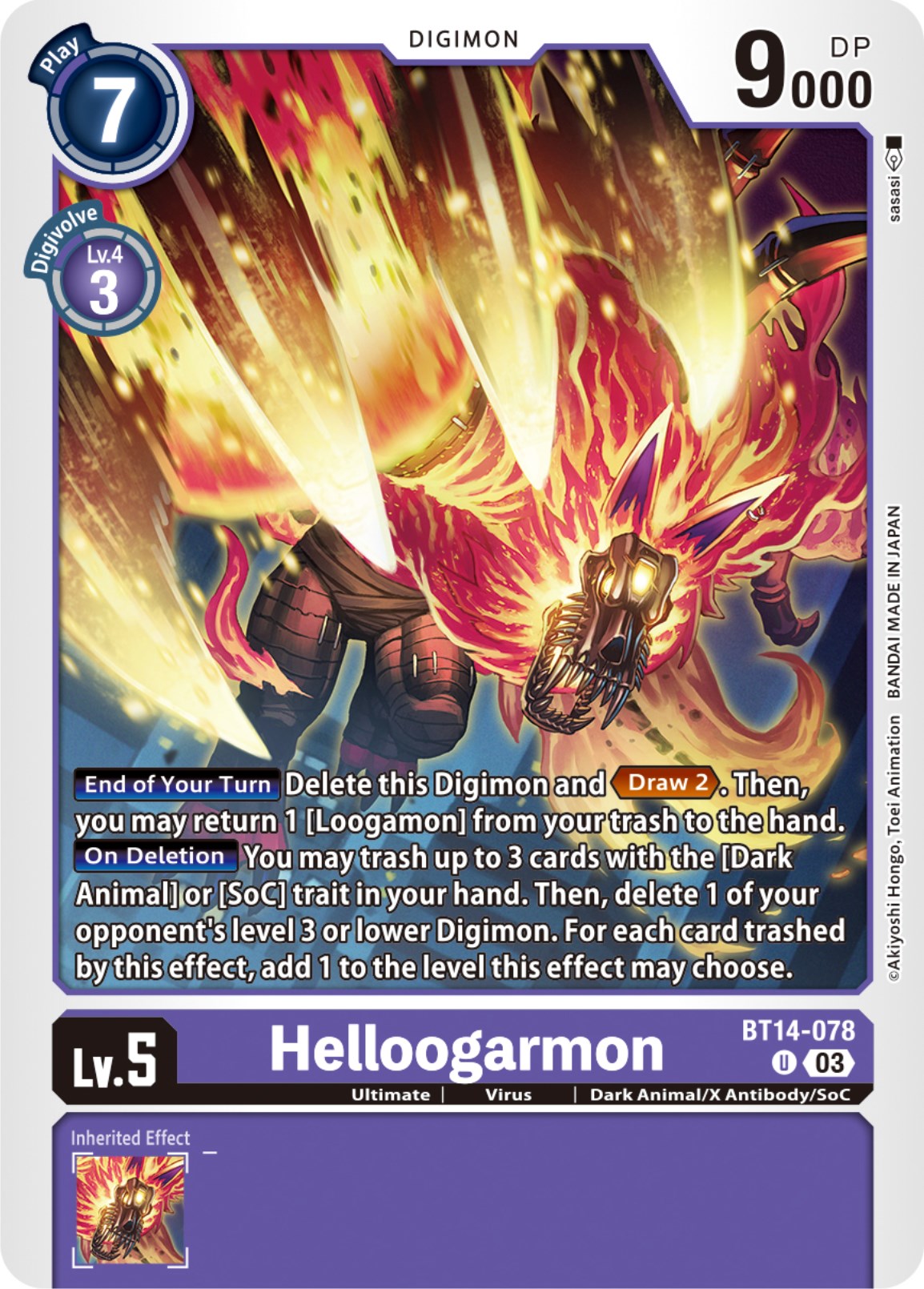 Helloogarmon [BT14-078] [Blast Ace] | Arkham Games and Comics