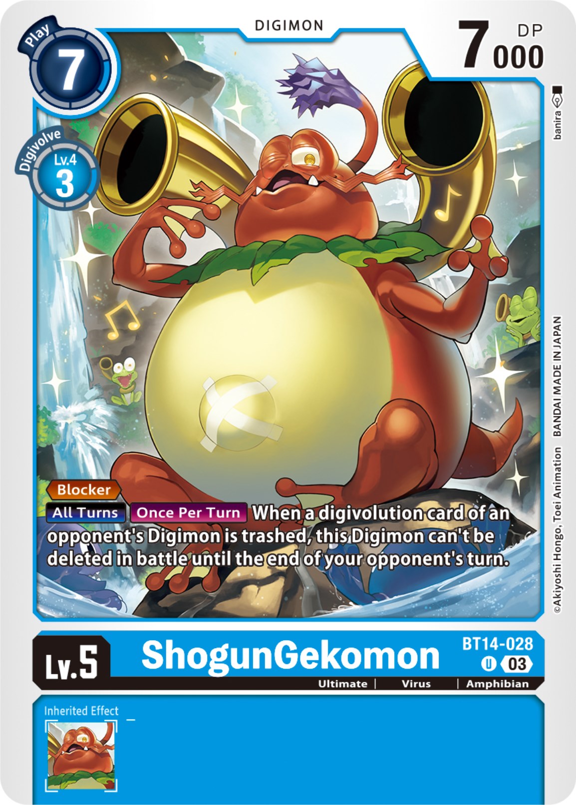 ShogunGekomon [BT14-028] [Blast Ace] | Arkham Games and Comics