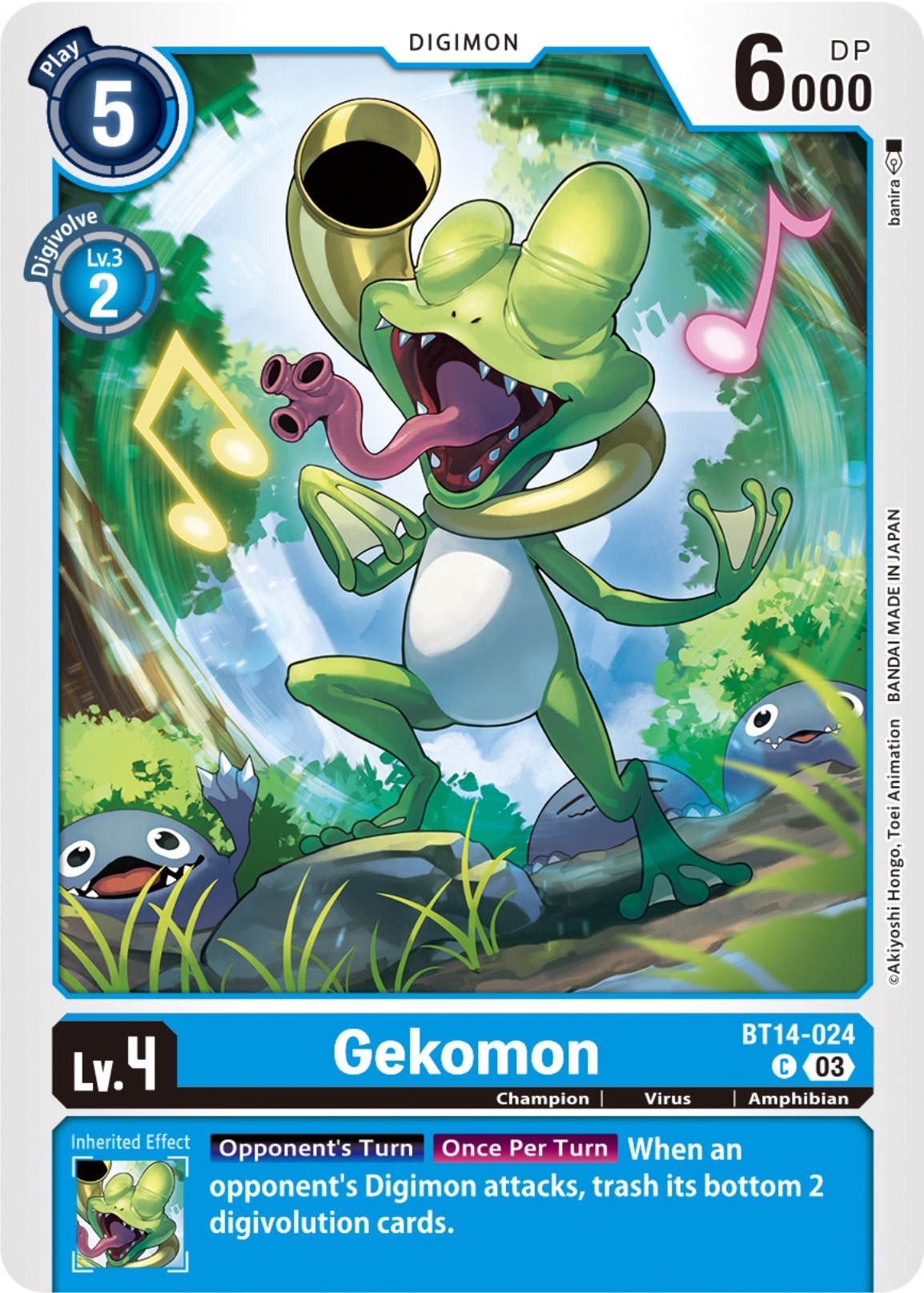 Gekomon [BT14-024] [Blast Ace] | Arkham Games and Comics