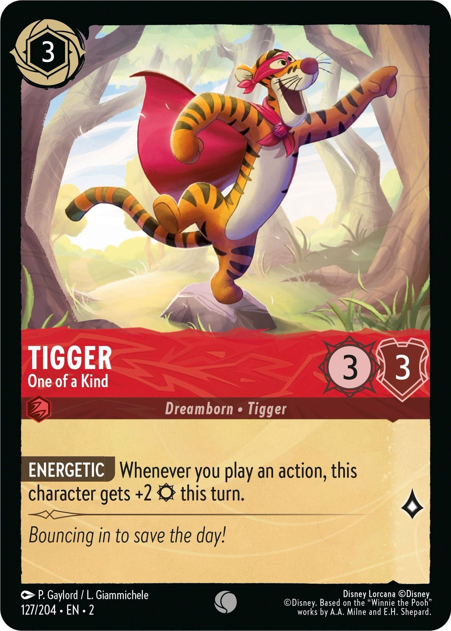 Tigger - One of a Kind (127/204) [Rise of the Floodborn] | Arkham Games and Comics