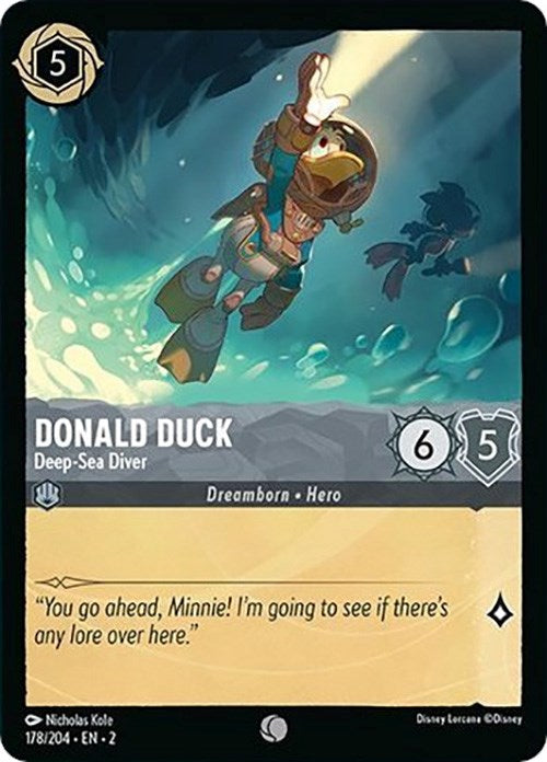 Donald Duck - Deep-Sea Diver (178/204) [Rise of the Floodborn] | Arkham Games and Comics