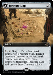 Treasure Map // Treasure Cove (Extended Art) [The Lost Caverns of Ixalan] | Arkham Games and Comics