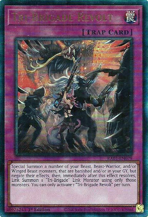 Tri-Brigade Revolt [RA01-EN079] Prismatic Ultimate Rare | Arkham Games and Comics