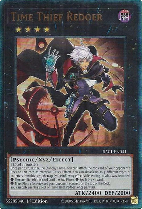 Time Thief Redoer [RA01-EN041] Prismatic Ultimate Rare | Arkham Games and Comics