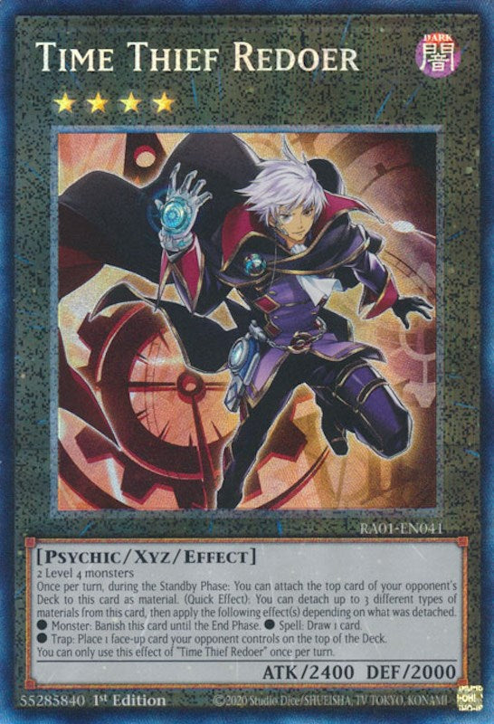 Time Thief Redoer [RA01-EN041] Prismatic Collector's Rare | Arkham Games and Comics