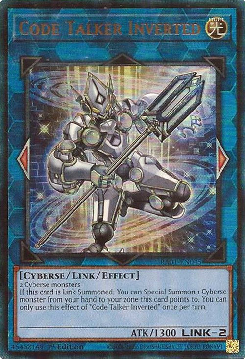 Code Talker Inverted [RA01-EN045] Prismatic Ultimate Rare | Arkham Games and Comics