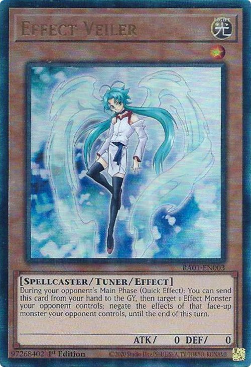 Effect Veiler [RA01-EN003] Prismatic Ultimate Rare | Arkham Games and Comics