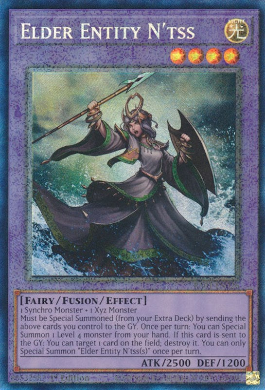 Elder Entity N'tss [RA01-EN026] Prismatic Collector's Rare | Arkham Games and Comics