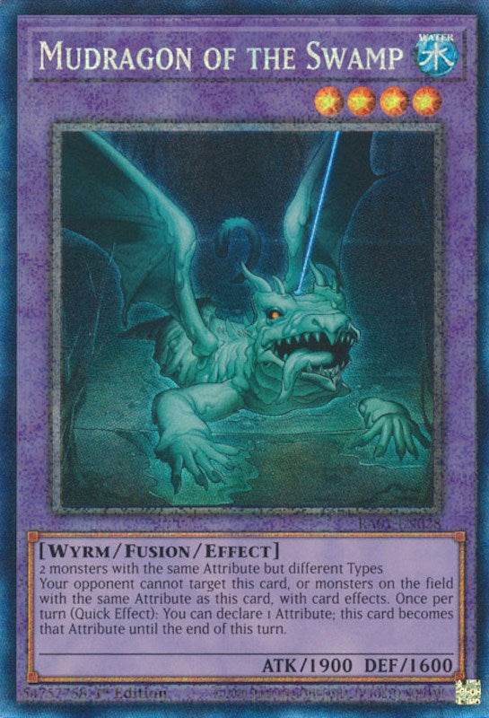 Mudragon of the Swamp [RA01-EN028] Prismatic Collector's Rare | Arkham Games and Comics