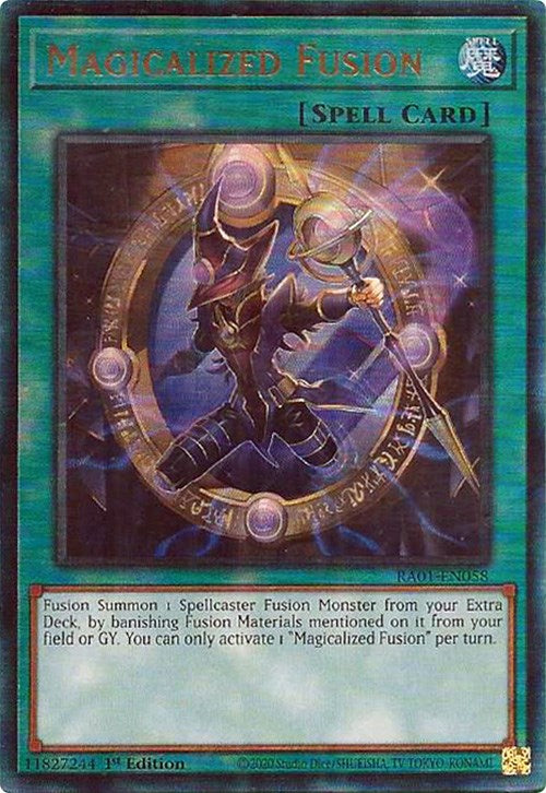 Magicalized Fusion [RA01-EN058] Prismatic Ultimate Rare | Arkham Games and Comics